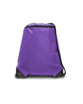 'UltraClub 8888 Zipper Drawstring Backpack'