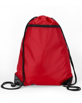'UltraClub 8888 Zipper Drawstring Backpack'