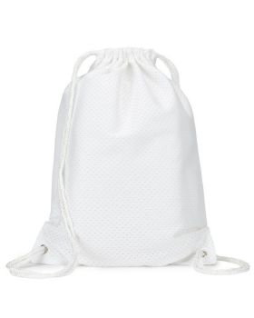 UltraClub 8895 Jersey Mesh Drawstring Backpack