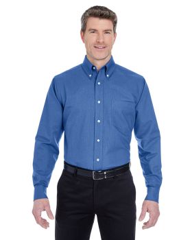 UltraClub 8970 Men's Classic Wrinkle Resistant Long Sleeve Oxford Shirt