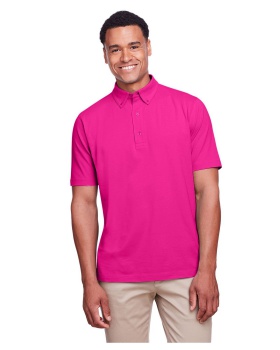 'UltraClub UC105 Men's Lakeshore Stretch Cotton Performance Polo'