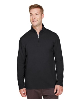 'UltraClub UC792 Men's Coastal Pique Fleece Quarter Zip'