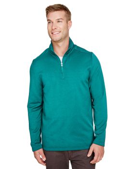 'UltraClub UC792 Men's Coastal Pique Fleece Quarter Zip'