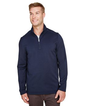 UltraClub UC792 Men's Coastal Pique Fleece Quarter Zip