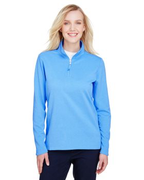 'UltraClub UC792W Ladies' Coastal Pique Fleece Quarter Zip'