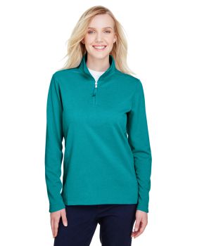 'UltraClub UC792W Ladies' Coastal Pique Fleece Quarter Zip'