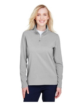 'UltraClub UC792W Ladies' Coastal Pique Fleece Quarter Zip'