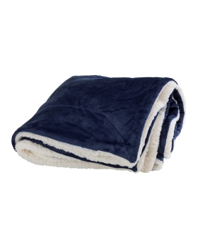 'Vantage 0640 Faux Mink Sherpa Blanket'