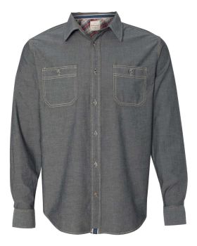 Weatherproof 154885 Vintage Chambray Long Sleeve Shirt
