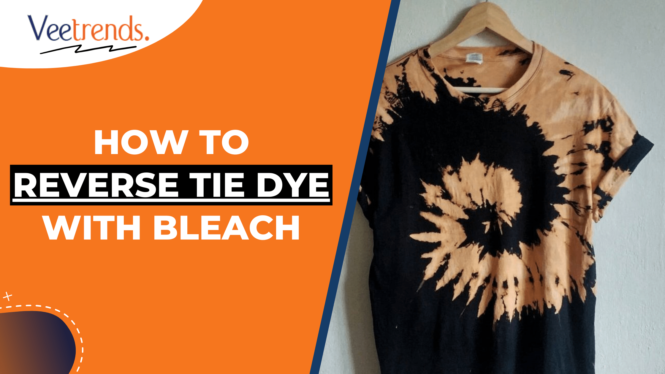 Discharge Dyeing a Black Tee with RIT Color Remover Part 1 