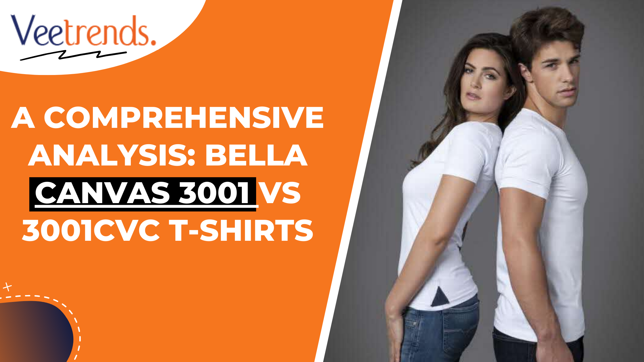Comparison of Bella Canvas 3001 VS 3001CVC T-Shirts