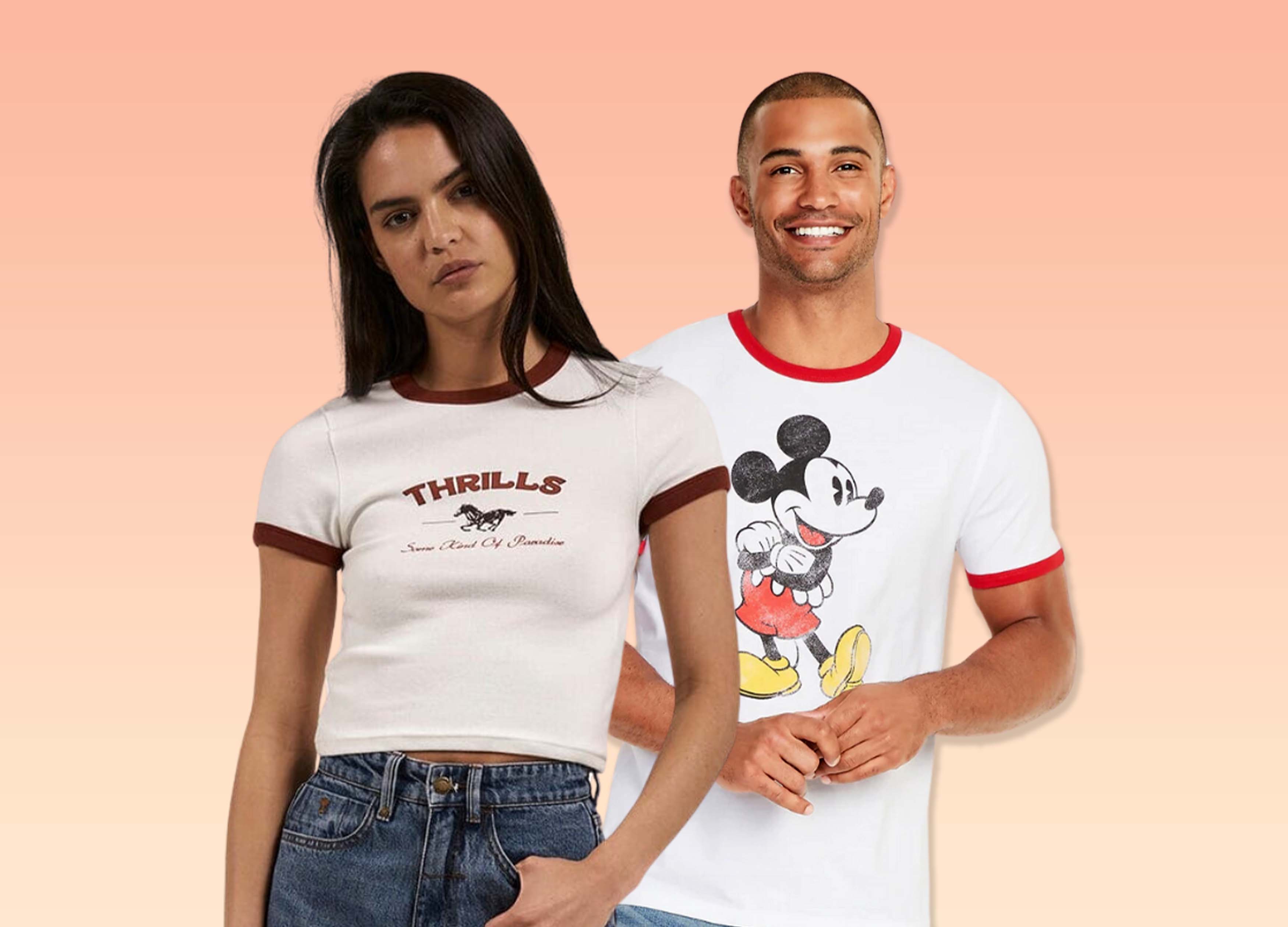 Design Your Own Custom Ringer T-Shirts and Shirts With Logo