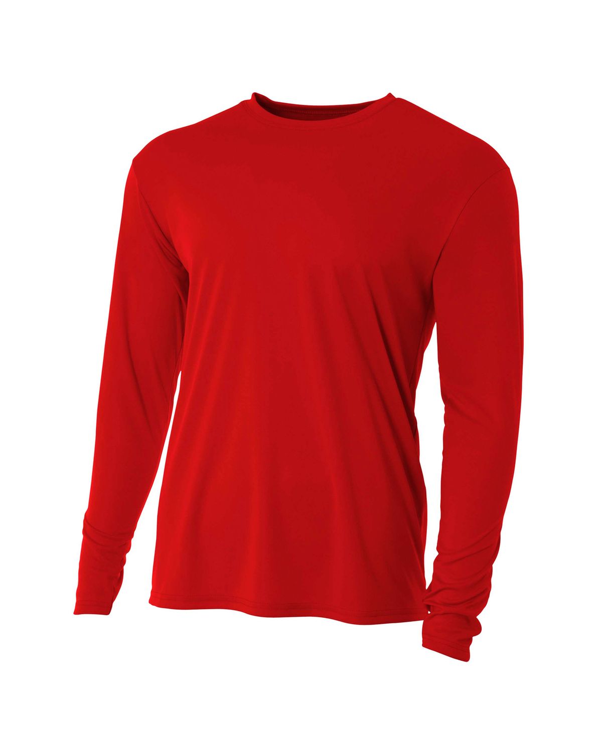 'A4 N3165 Men's Long Sleeve Cooling Performance Crew Shirt'