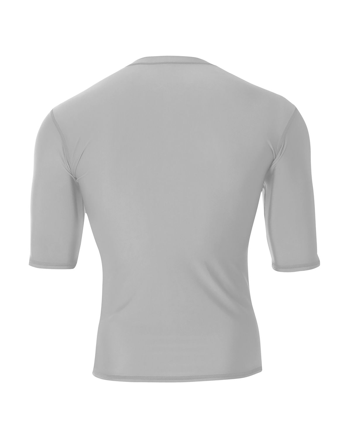 A4 N3283 Men's Compression T-Shirt, Silver