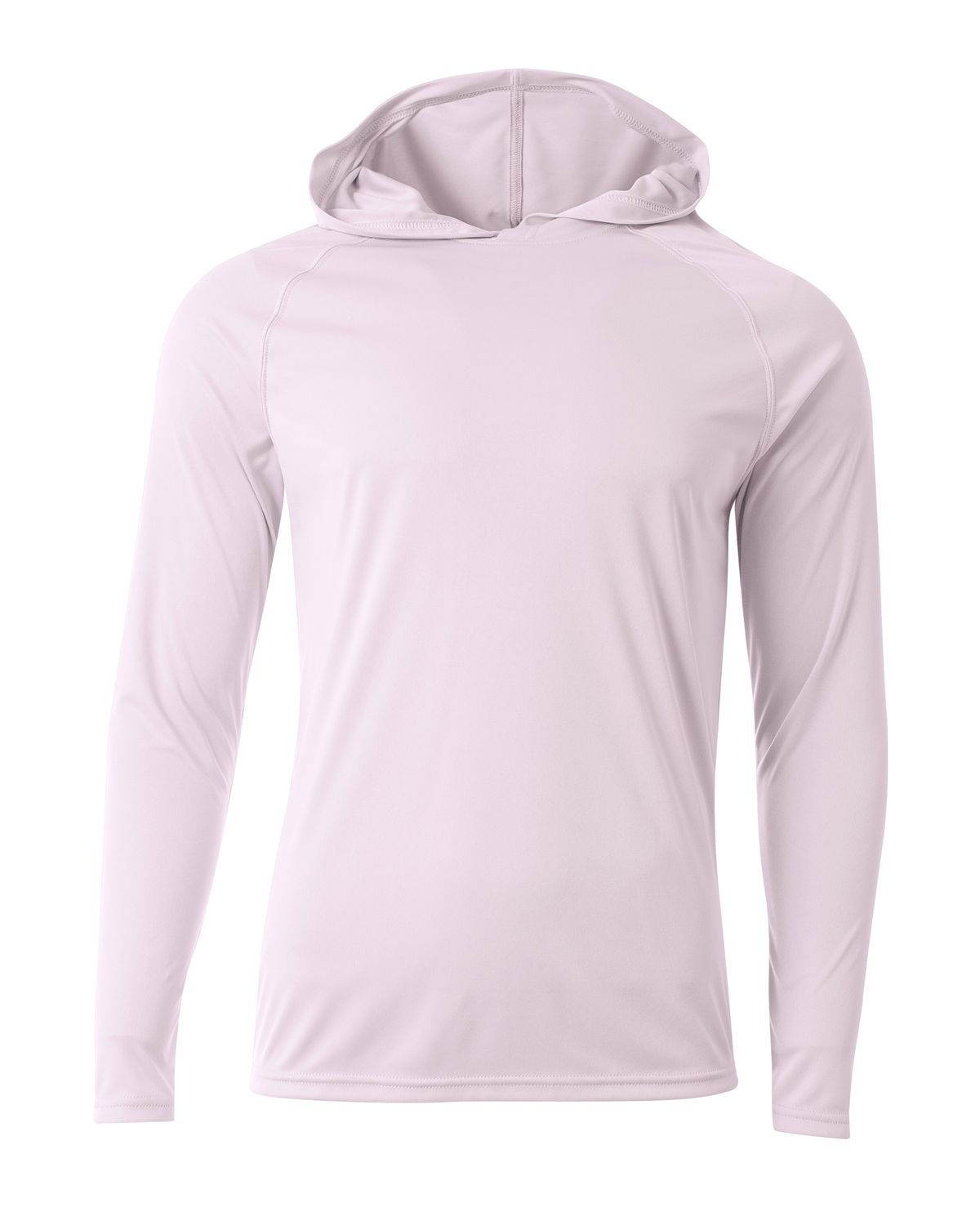 'A4 N3409 Men's Cooling Performance Long Sleeve Hooded T shirt'