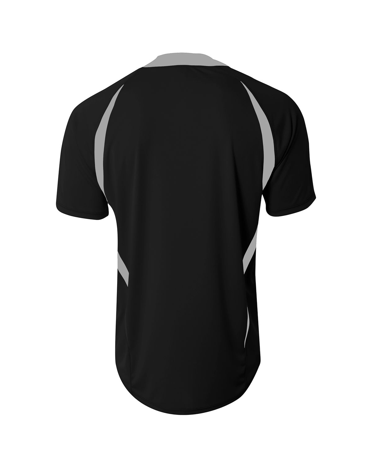 'A4 N4229 Men's 2-Button Color Blocked Jersey'