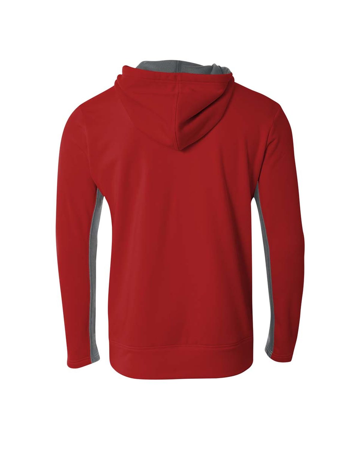 'A4 N4251 Adult's Tech Fleece Full Zip Hooded Sweatshirt'