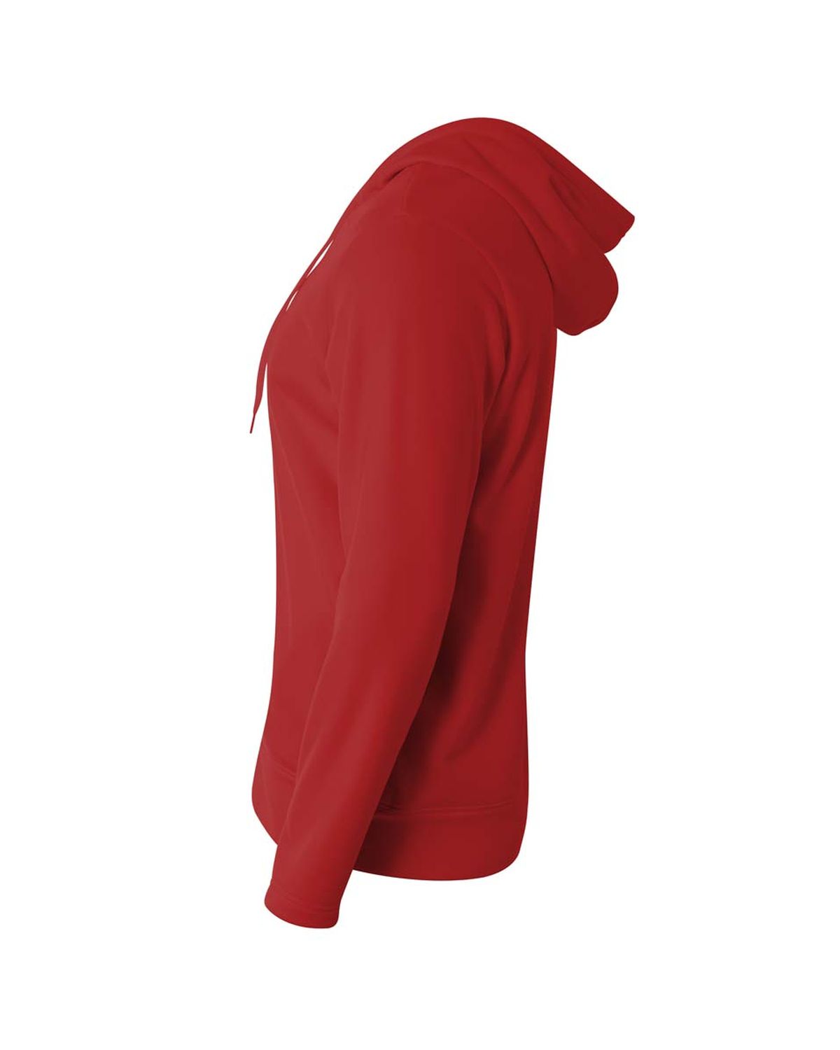 'A4 N4251 Adult's Tech Fleece Full Zip Hooded Sweatshirt'