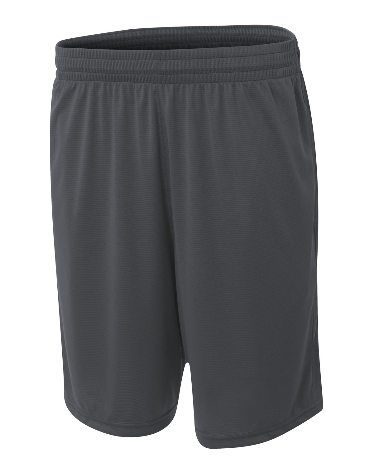 'A4 N5370 Adult's Player 10 Pocketed Polyester Short'