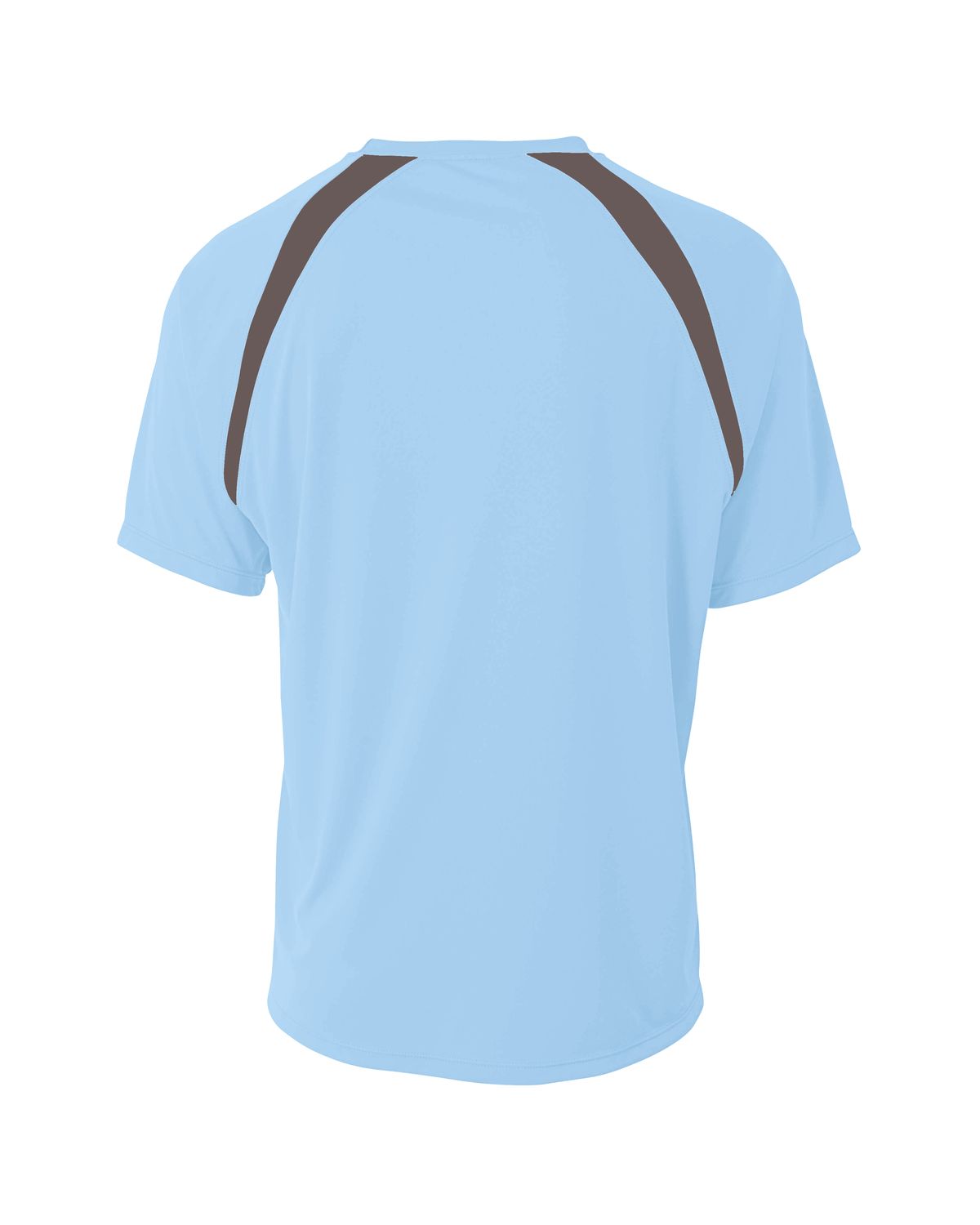 'A4 NB3001 Boy's Spartan Short Sleeve Color Block Crew Neck T-Shirt'