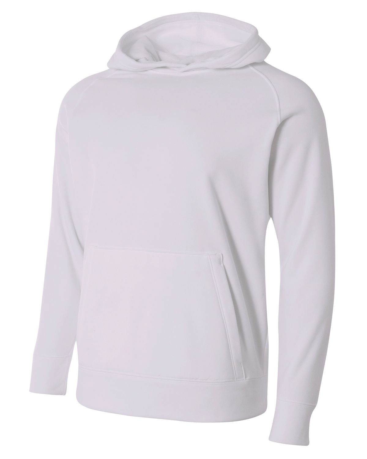 'A4 NB4237 Youth Solid Tech Fleece Pullover Hoodie'