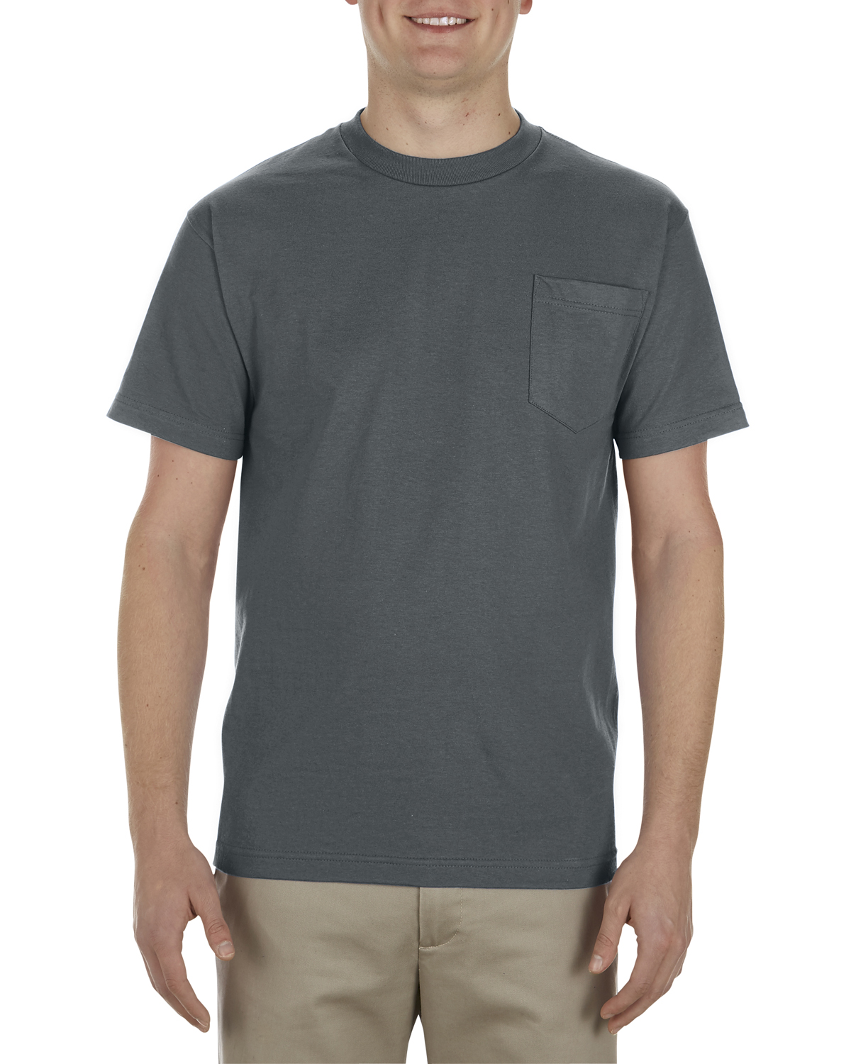 'Alstyle AL1305 Men's Adult Cotton Pocket T-Shirt'