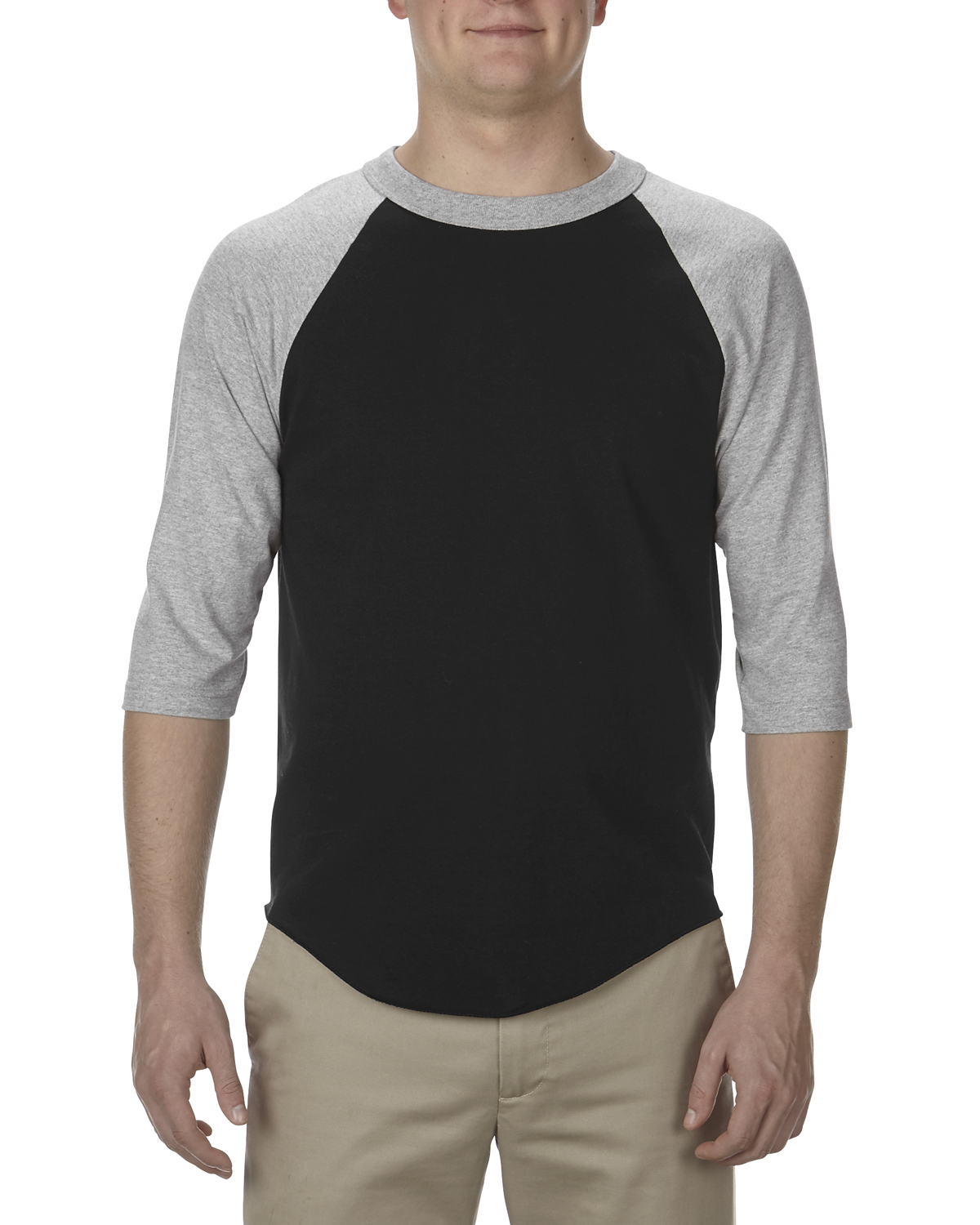 Wholesale Alstyle Al1334 Buy Adult Cotton 3 4 Raglan T Shirt Veetrends Com