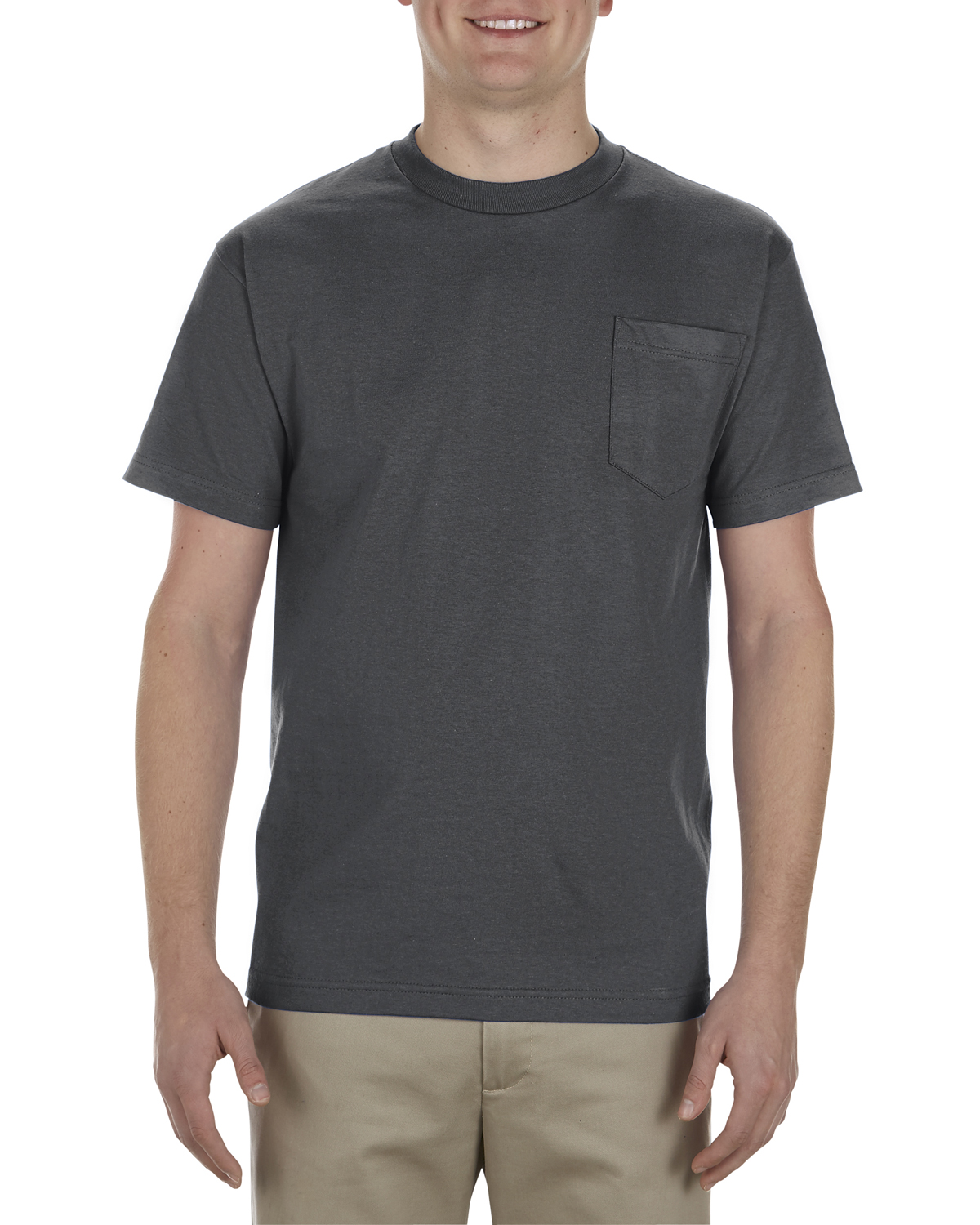 'Alstyle AL1905 Men's Cotton Short Sleeve Pocket Tee'