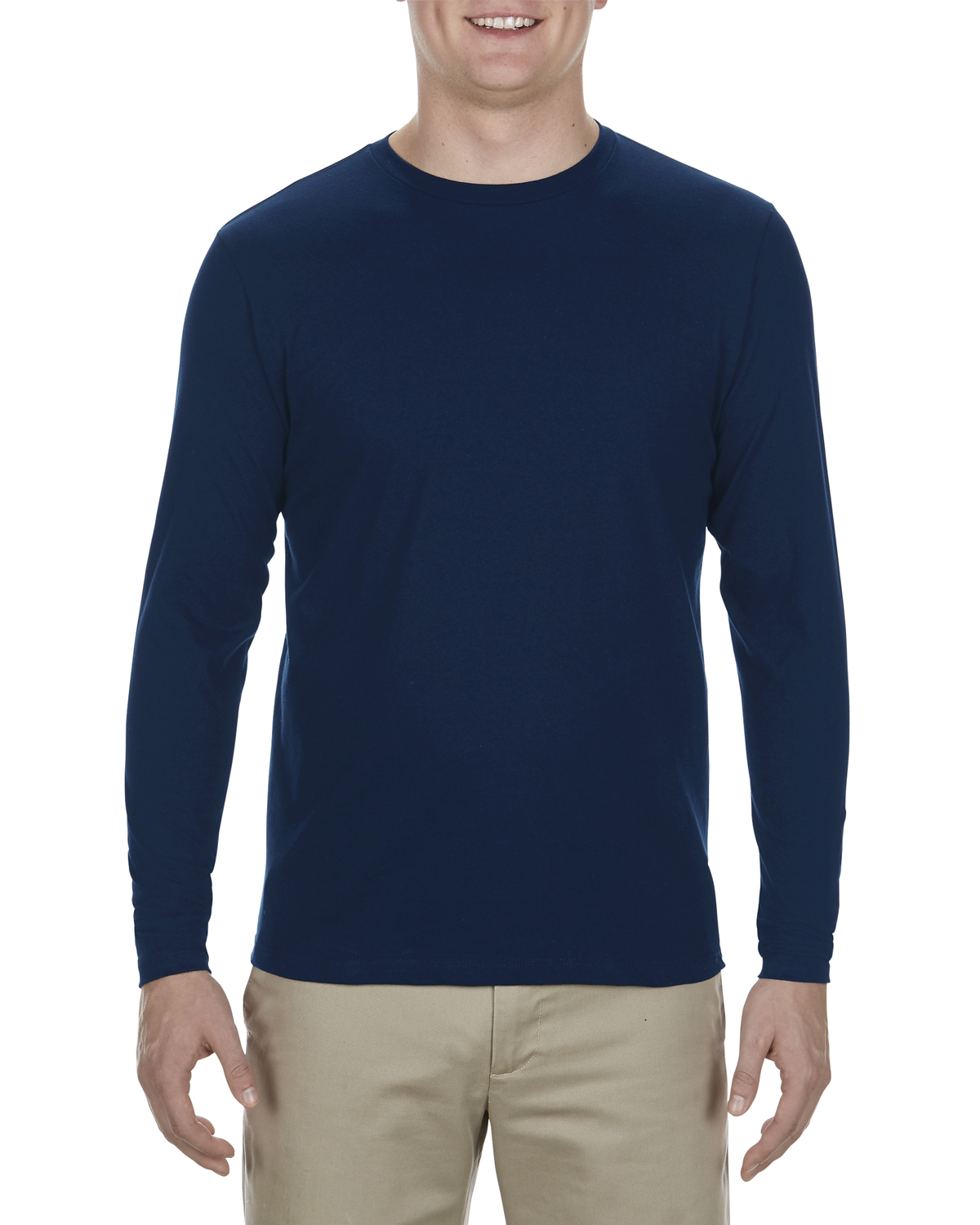 'Alstyle AL5304 Men's Adult Ringspun Cotton Long-Sleeve T-Shirt'