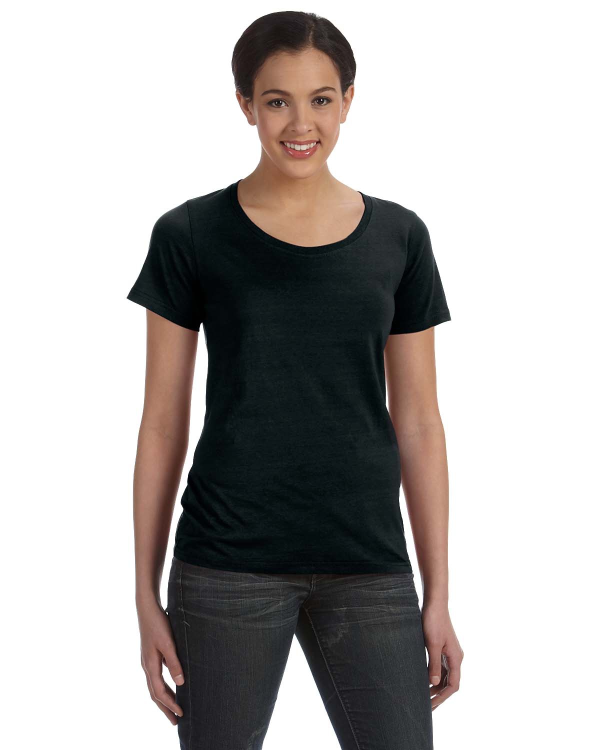 'Anvil 391A Ladies Featherweight Scoop T-Shirt'