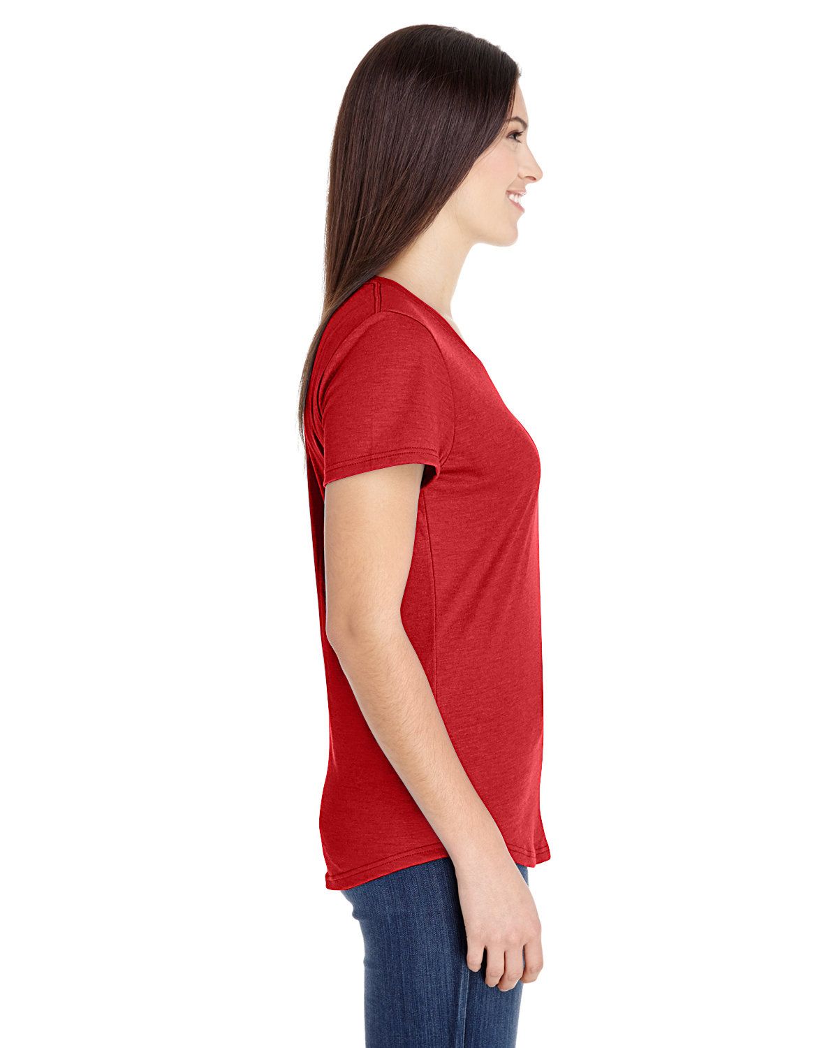 'Anvil 6750L Ladies' Tri-Blend Tee'