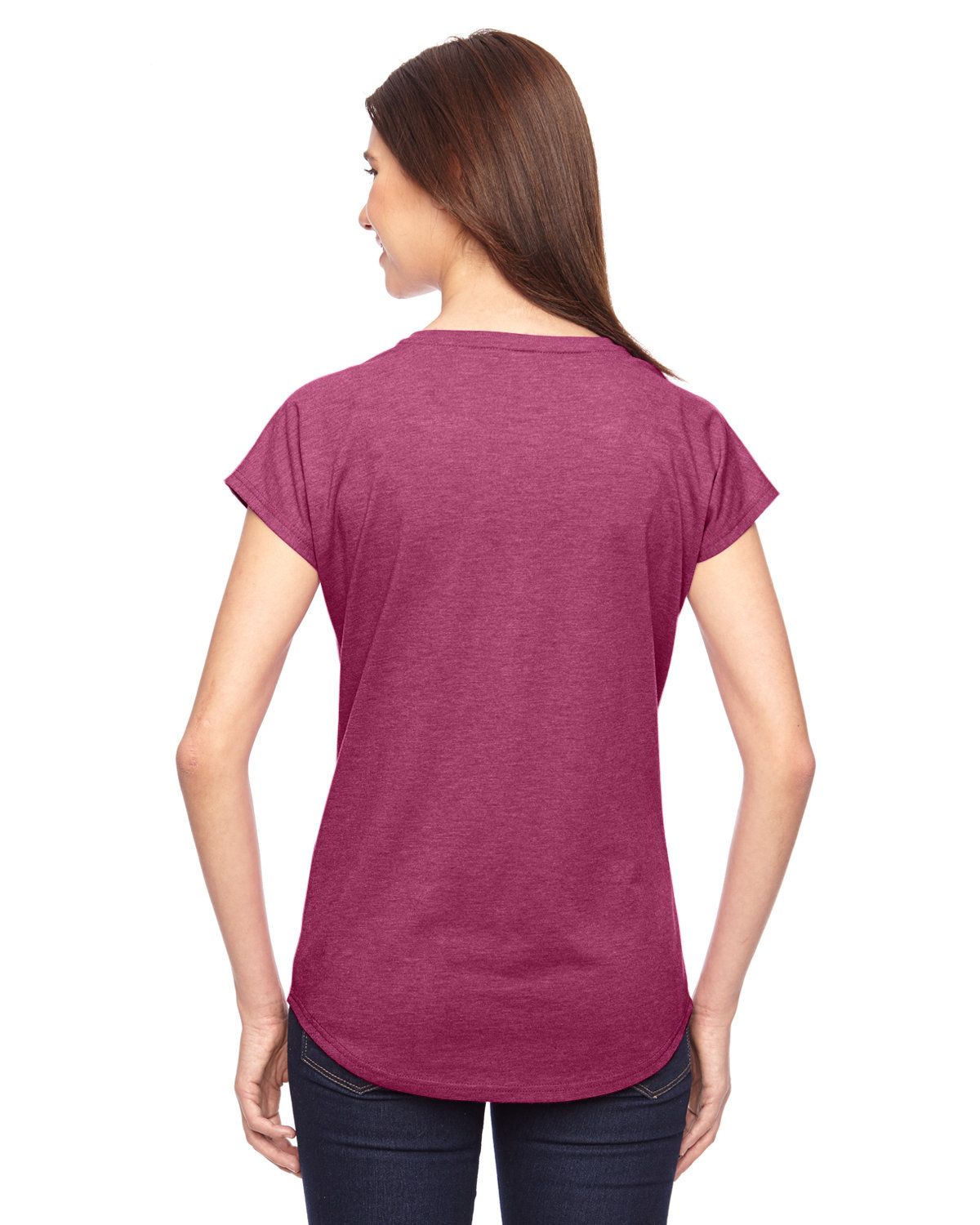 'Anvil 6750VL Ladies Tri Blend V Neck T-Shirt'