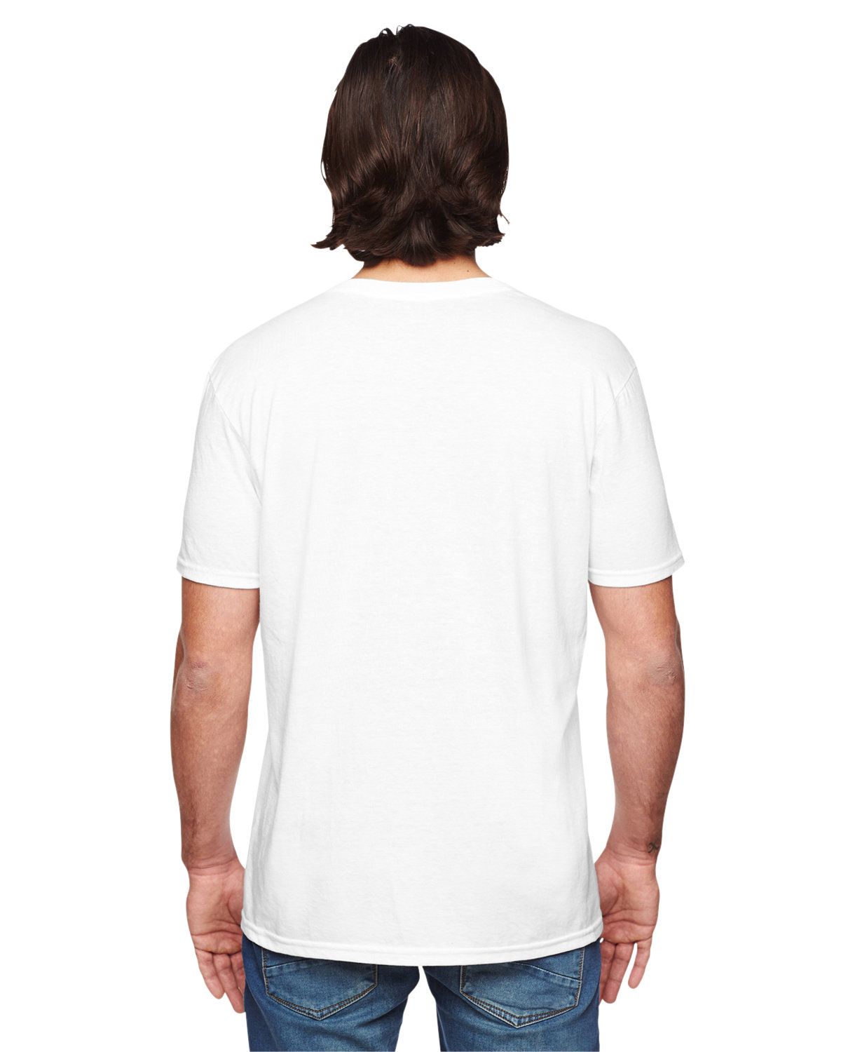 'Anvil 6752 Adult Triblend V Neck T-Shirt'