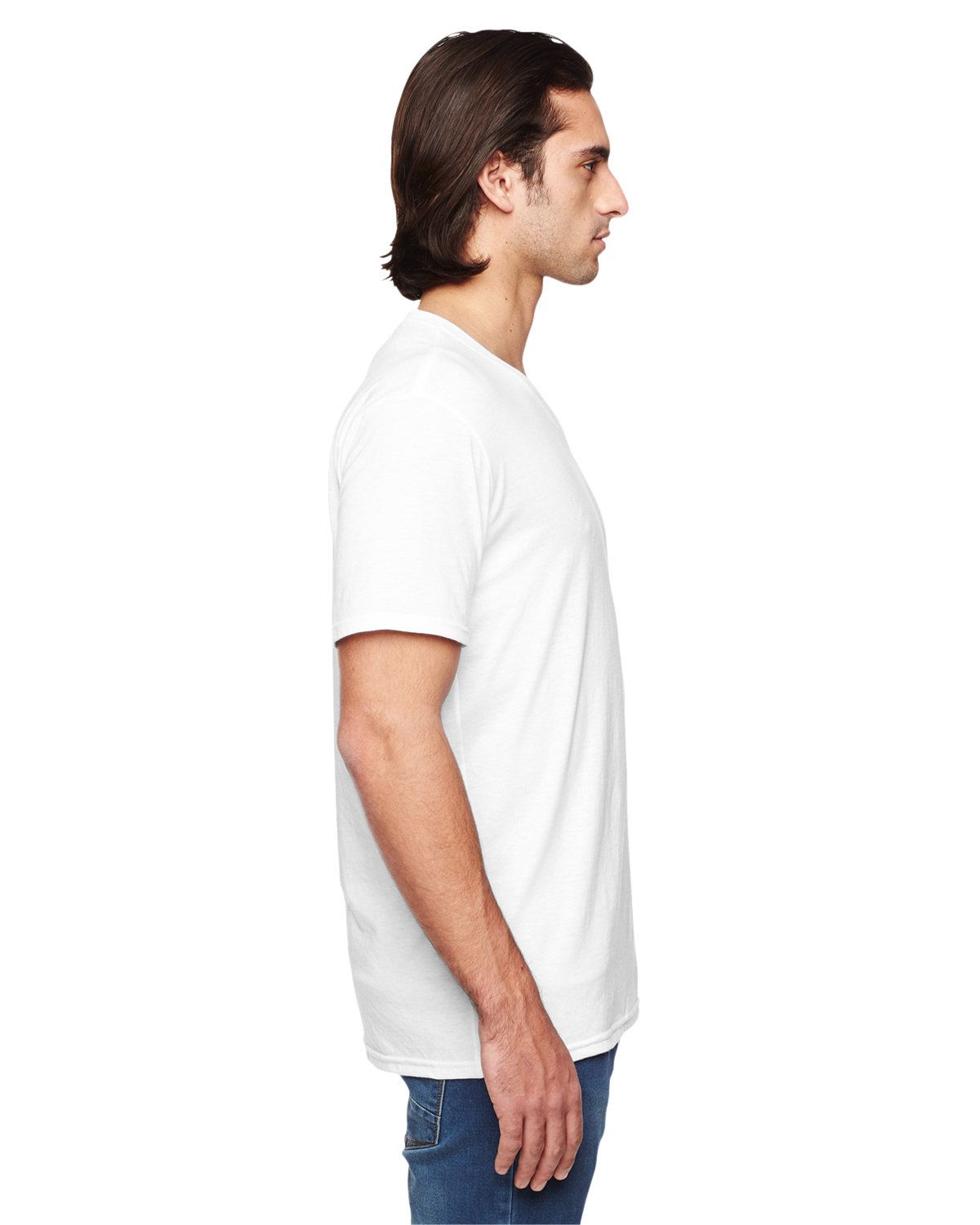 'Anvil 6752 Adult Triblend V Neck T-Shirt'