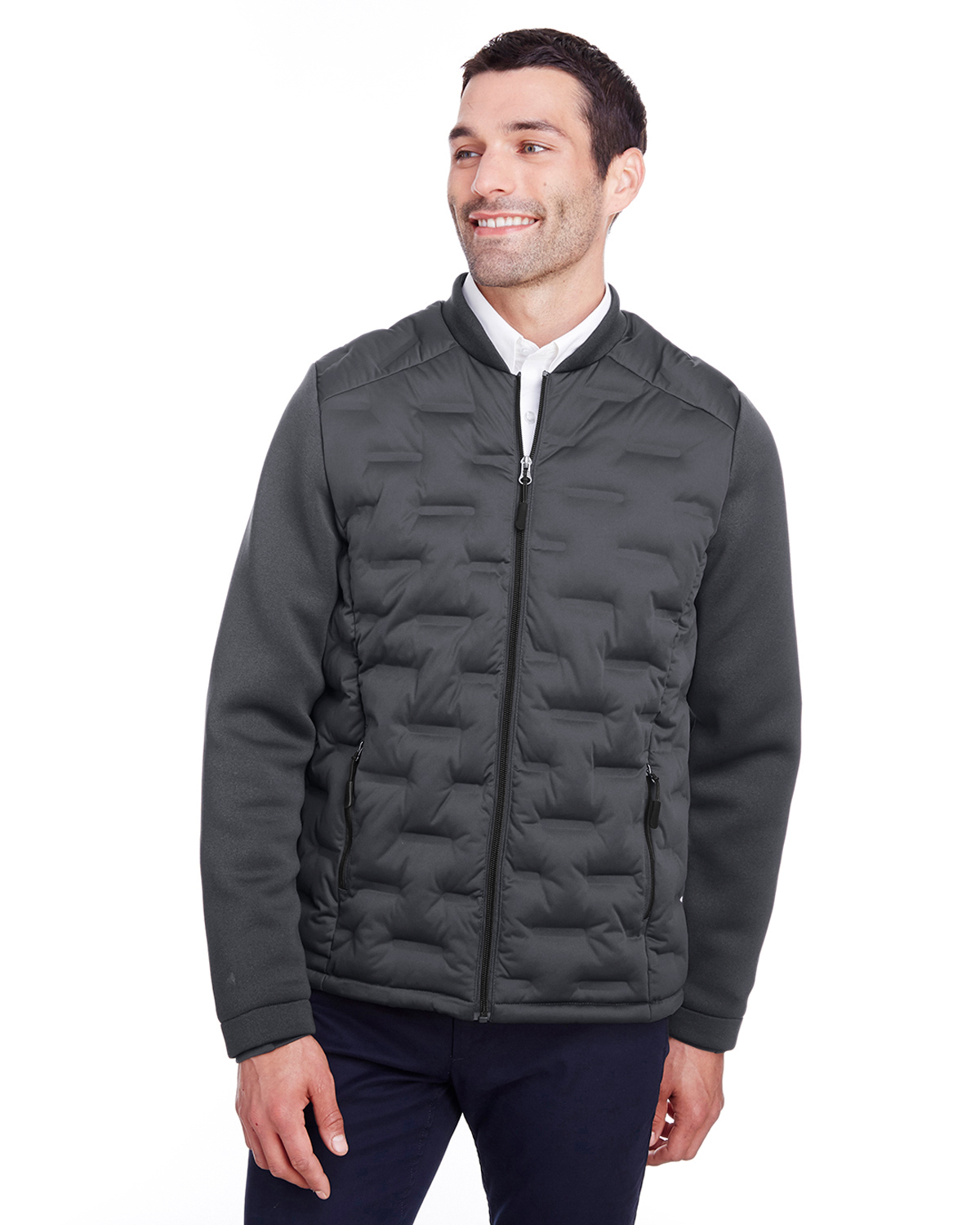 'North End NE710 Men's Pioneer Hybrid Bomber Jacket'