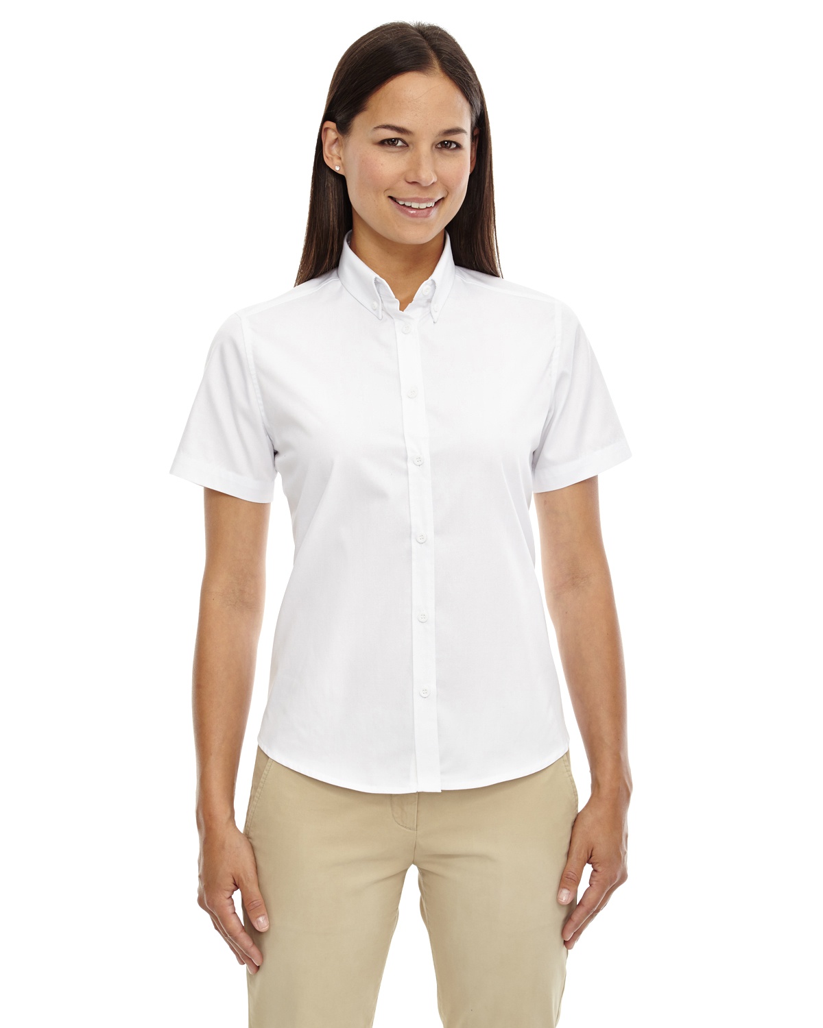 'Ash City - Core 365 78194 Ladies Optimum Short-Sleeve Twill Shirt'