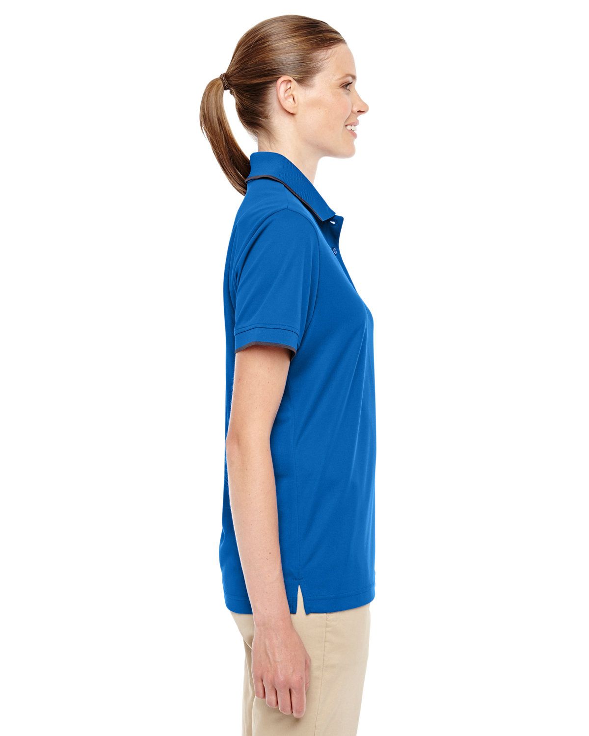 'Core365 78222 Women's Motive Performance Pique Polo with Tipped Collar'