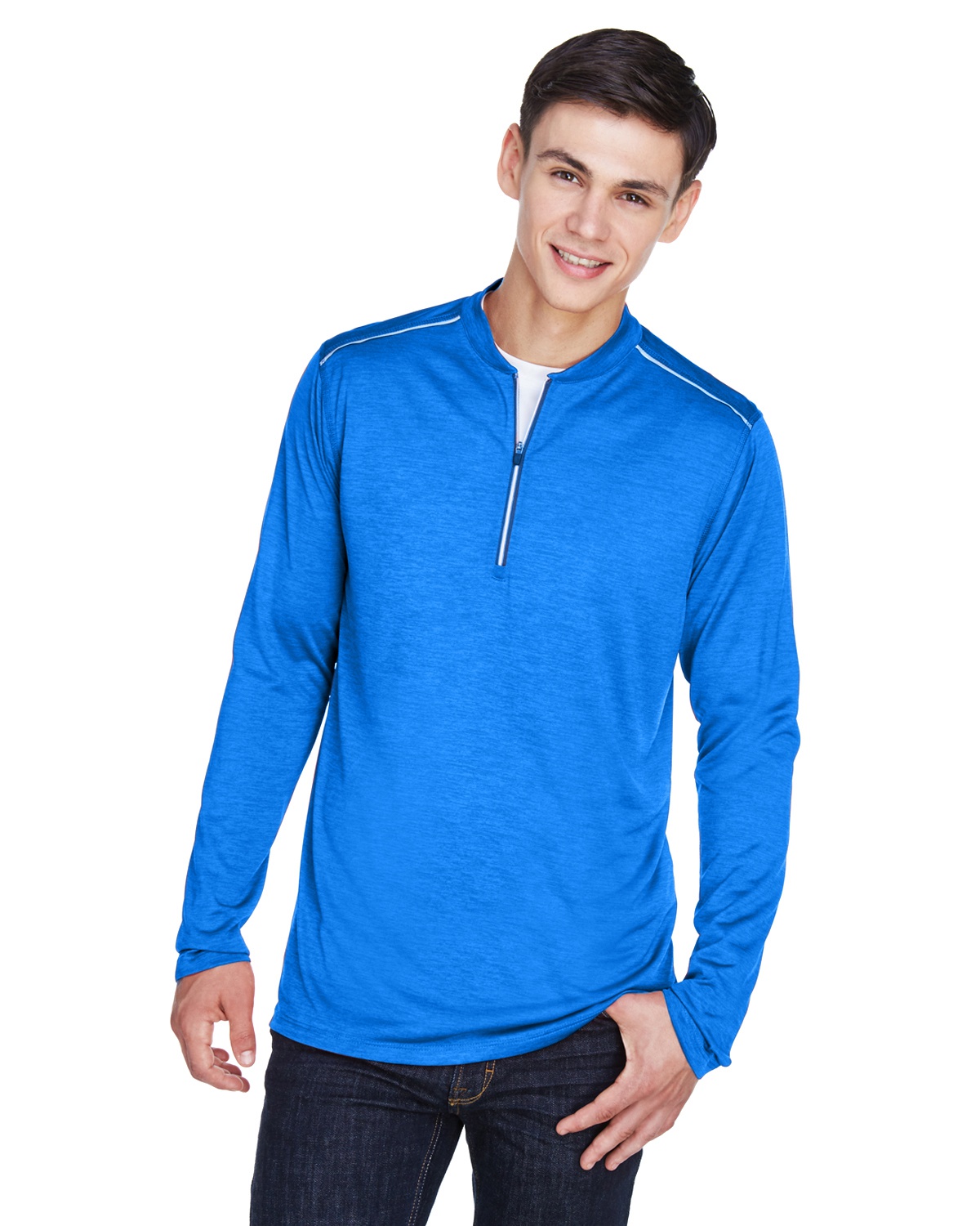 'Core365 CE401 Men's Kinetic Performance Quarter-Zip'