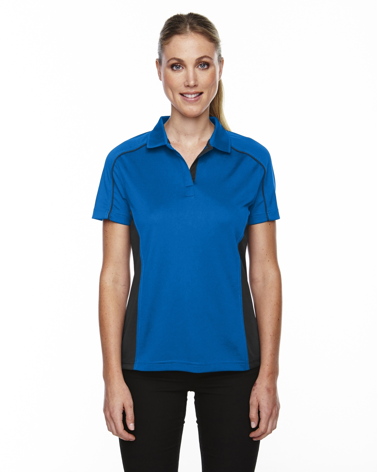 'Ash City - Extreme 75113 Ladies Eperformance Fuse Snag Protection Plus Colorblock Polo'