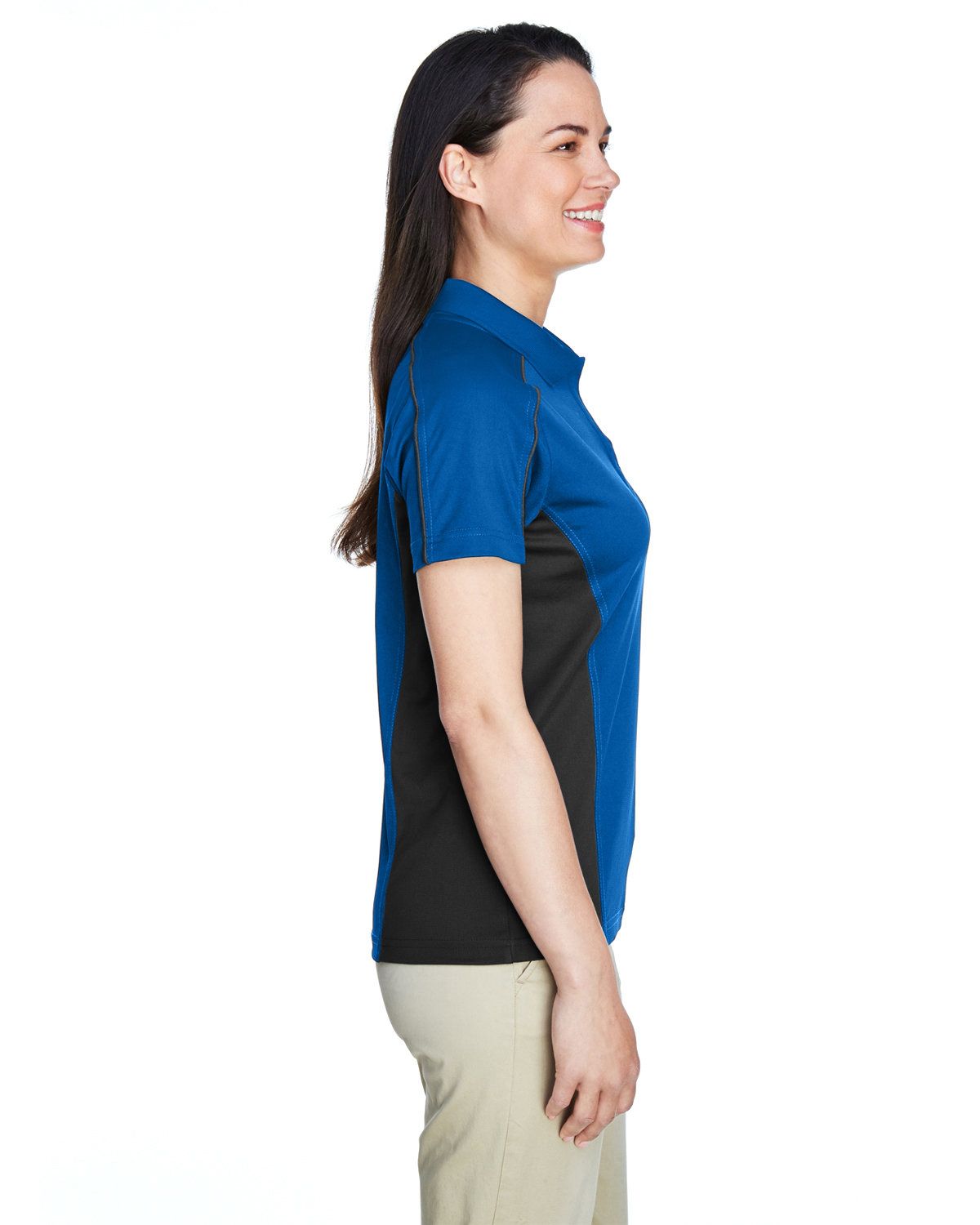 'Ash City - Extreme 75113 Ladies Eperformance Fuse Snag Protection Plus Colorblock Polo'