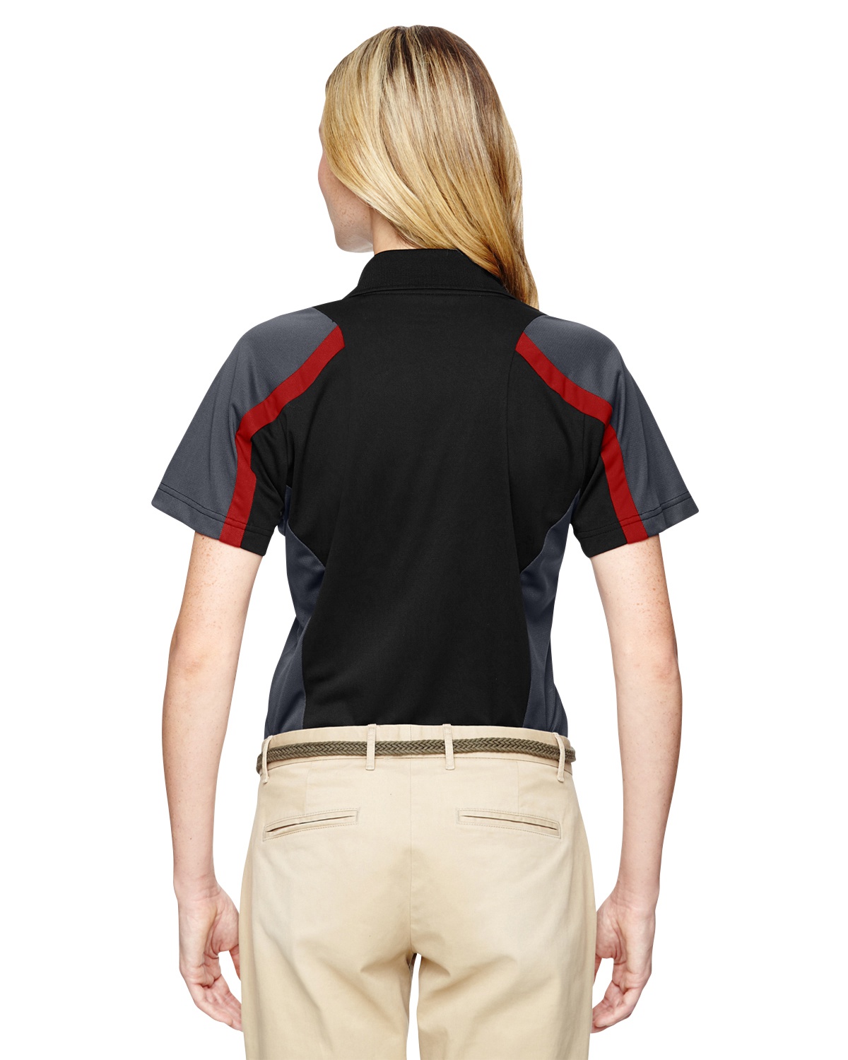 'Ash City - Extreme 75119 Ladies' Eperformance Strike Colorblock Snag Protection Polo'