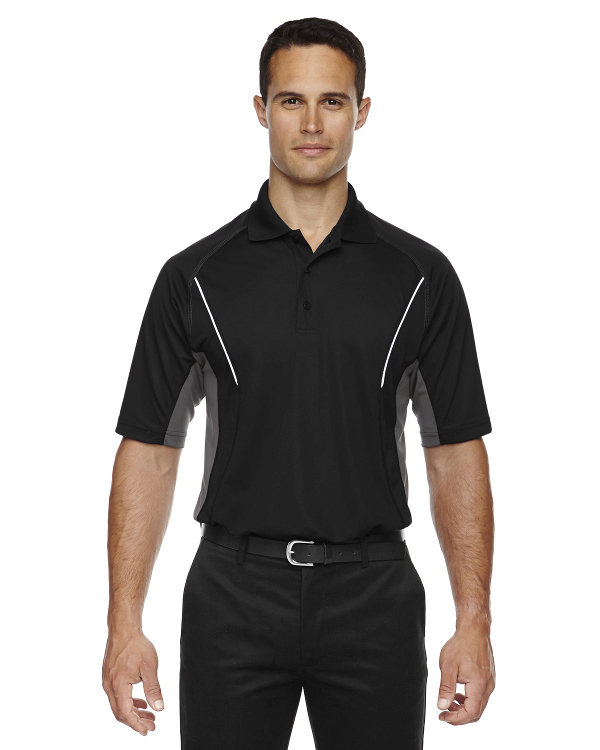 Ashe Xtream Mens Eperformance Tempo Recycled Polyester Performance Textured Polo 