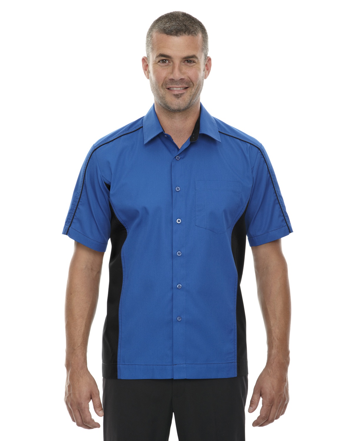 'Ash City - North End 87042 Men's Fuse Colorblock Twill Shirt'