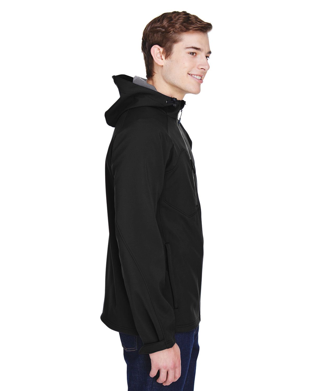 'Ash City - North End 88166 Men's Prospect Two-Layer Fleece Bonded Soft Shell Hooded Jacket'