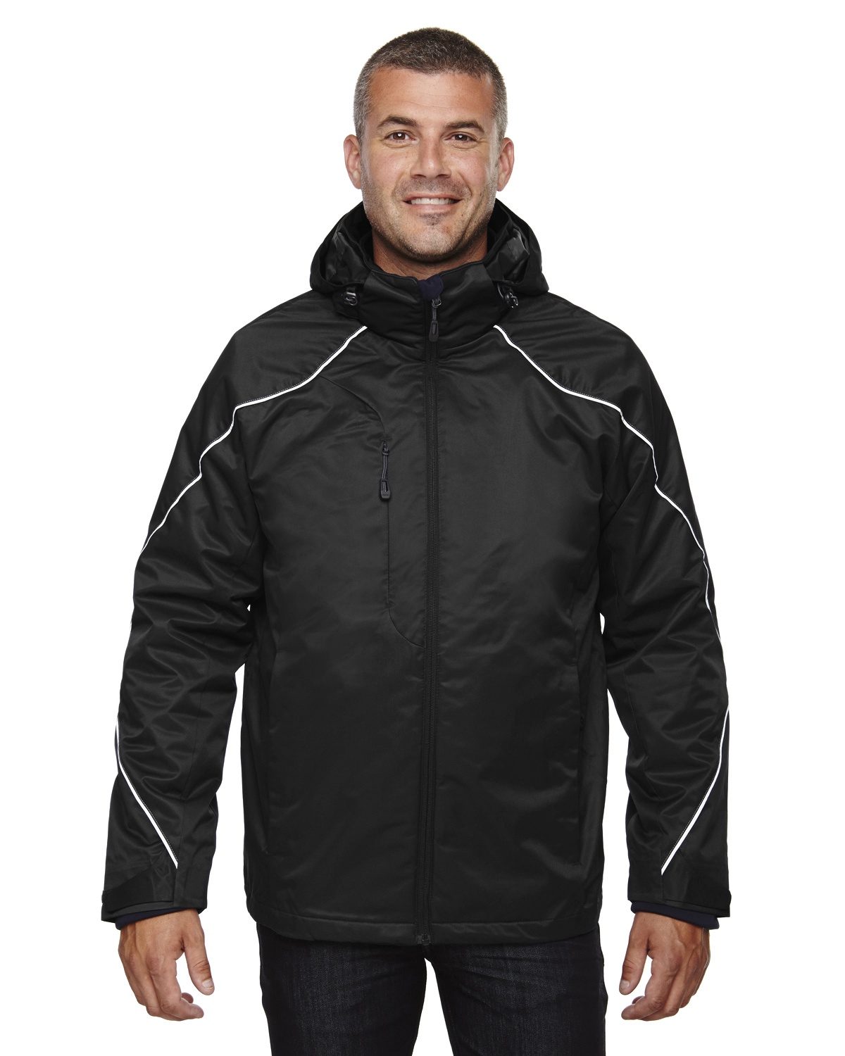 'Ash City - North End 88196 Men's Angle 3-in-1 Jacket with Bonded Fleece Liner'