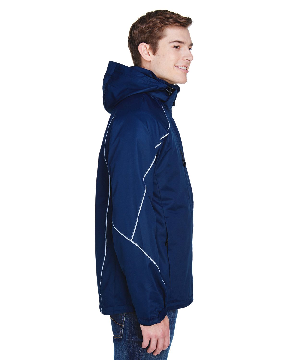 'Ash City - North End 88196T Men's Tall Angle 3-in-1 Jacket with Bonded Fleece Liner'