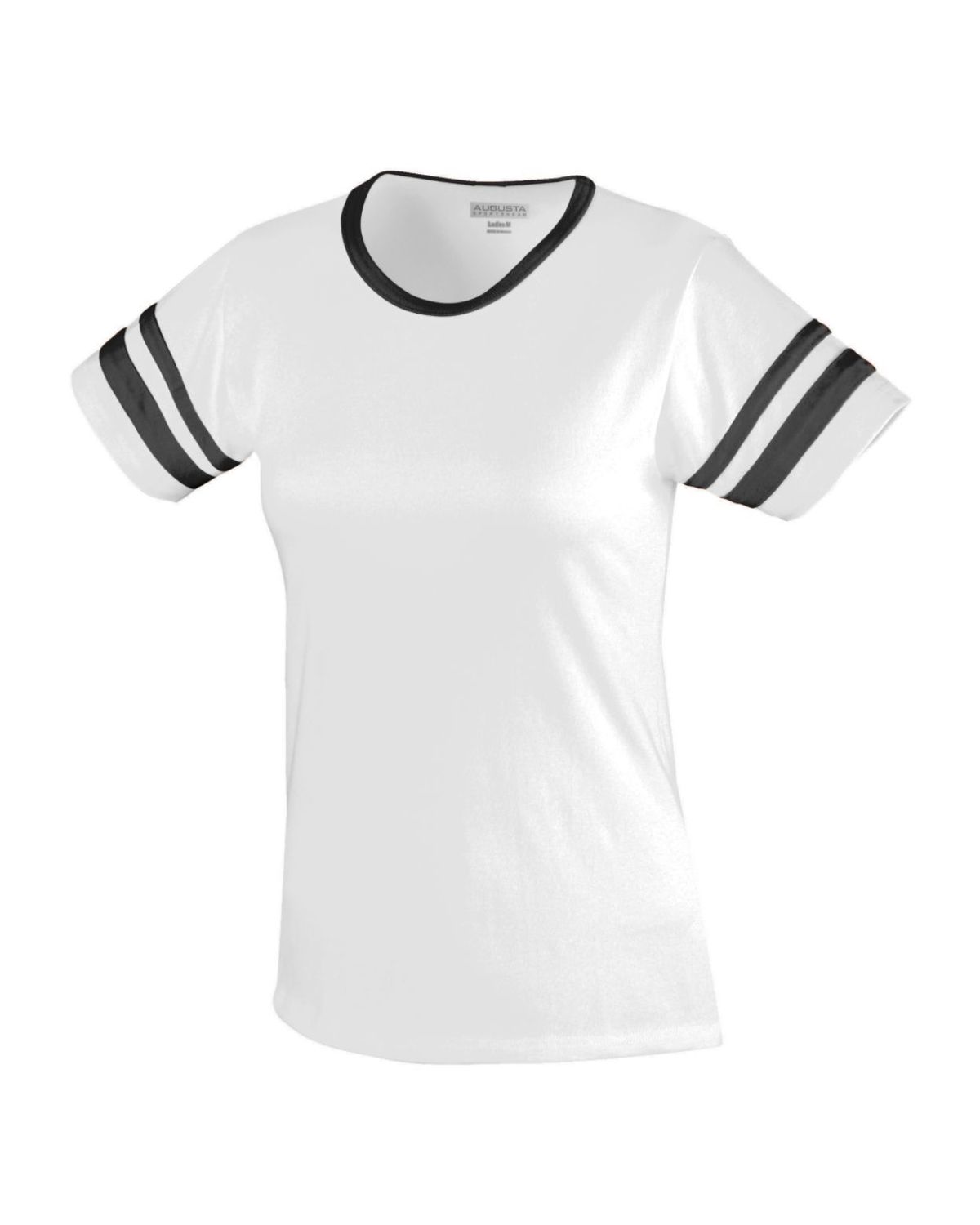 'Augusta Sportswear 1275-C Ladies Junior Fit Cotton/Spandex Camp Tee'