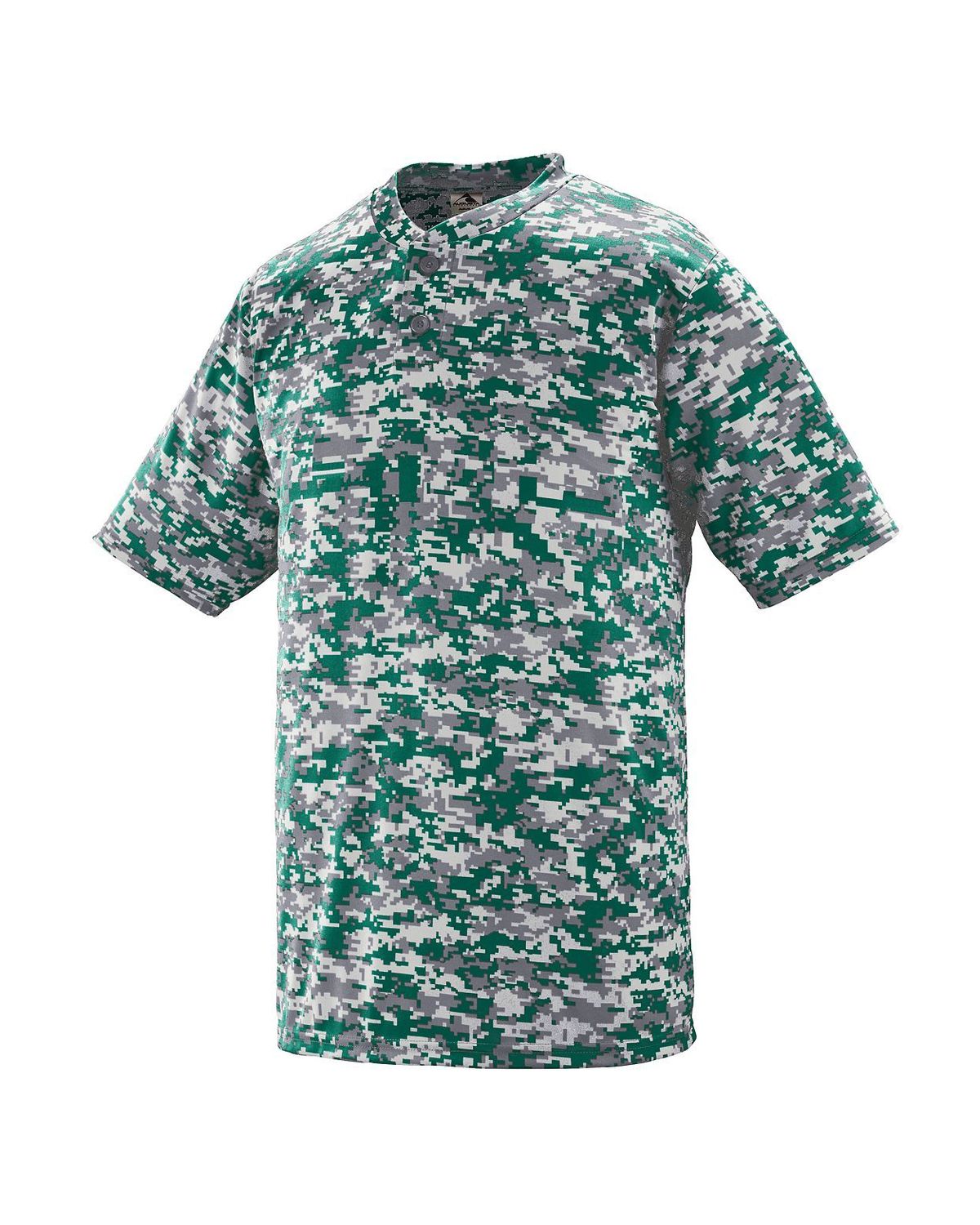 'Augusta 1556 Youth Digi Camo Wicking Two-Button Jersey'
