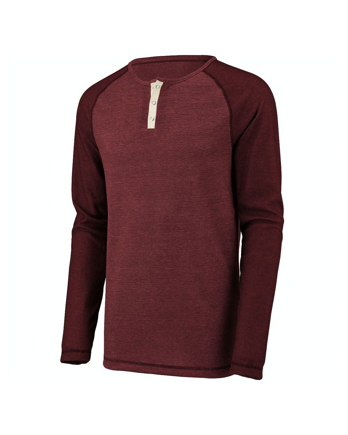 'Augusta Sportswear 2150-C Men's Linear Fusion Long Sleeve Henley'