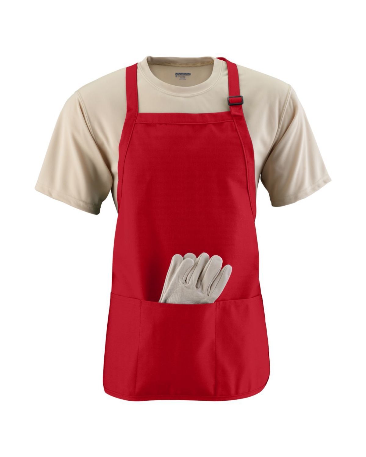 'Augusta 4250 Medium Length Apron with Pouch'